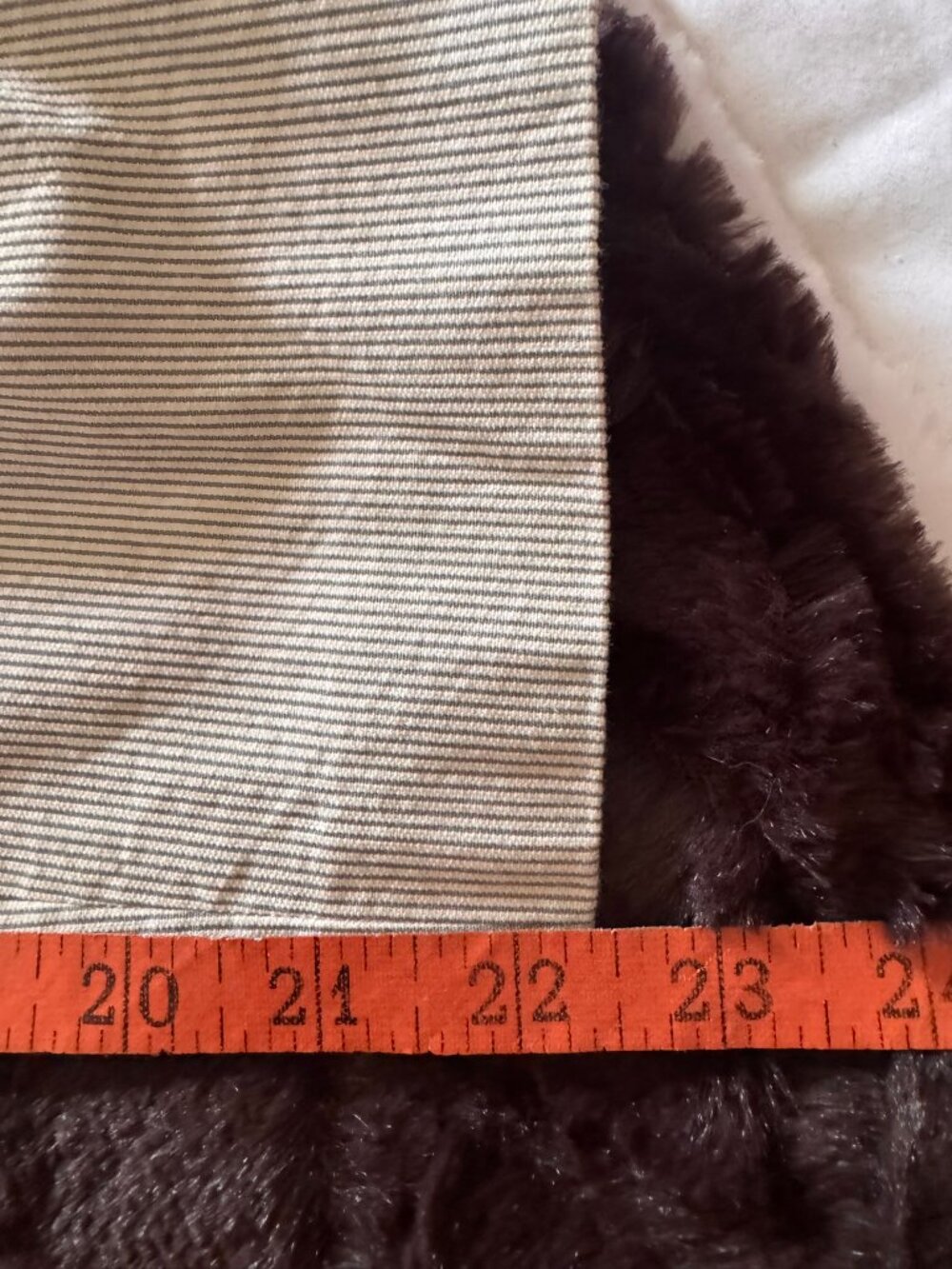 Ann Taylor Loft Marissa Cropped Petite pant; size 2; light gray and white stripe - Picture 11 of 12